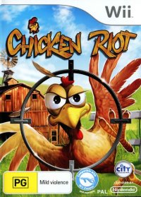 Chicken Riot PAL Wii PAL box art